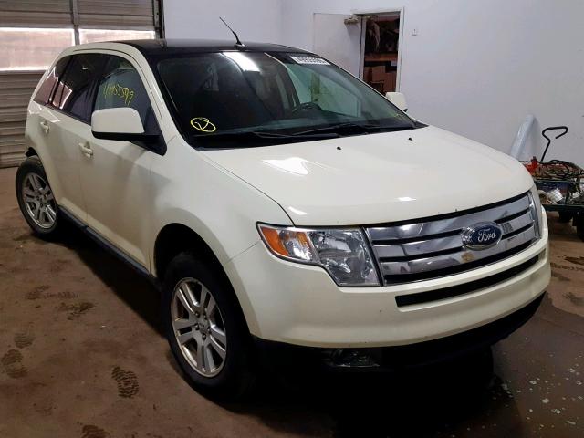 2FMDK48C68BA10104 - 2008 FORD EDGE SEL CREAM photo 1