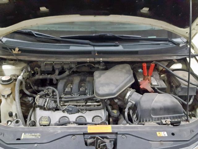 2FMDK48C68BA10104 - 2008 FORD EDGE SEL CREAM photo 7