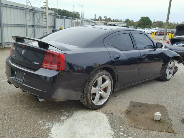 2B3KA73W76H406880 - 2006 DODGE CHARGER SR BLACK photo 4