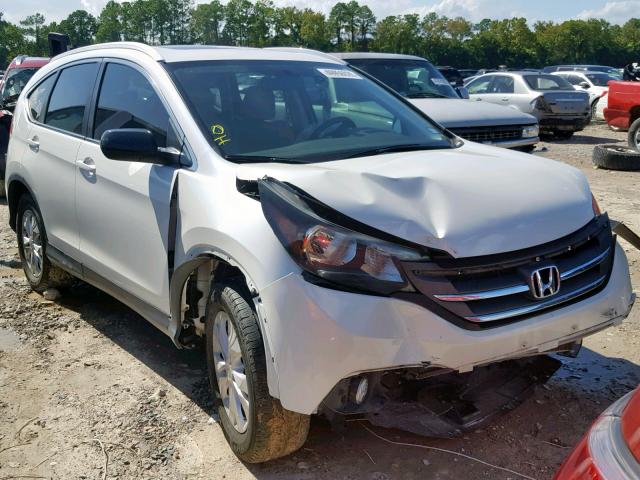 5J6RM3H73EL022279 - 2014 HONDA CR-V EXL WHITE photo 1