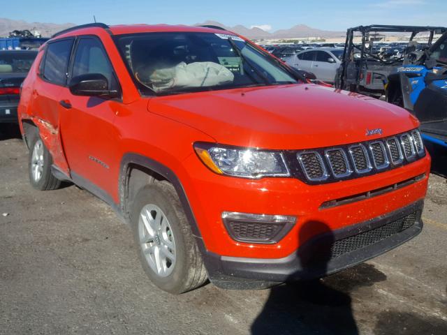 3C4NJDAB3HT656153 - 2017 JEEP COMPASS SP 橙色 照片 1