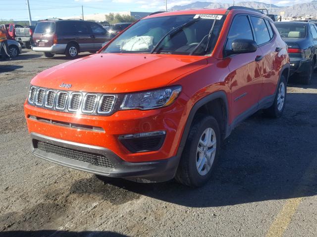 3C4NJDAB3HT656153 - 2017 JEEP COMPASS SP 橙色 照片 2