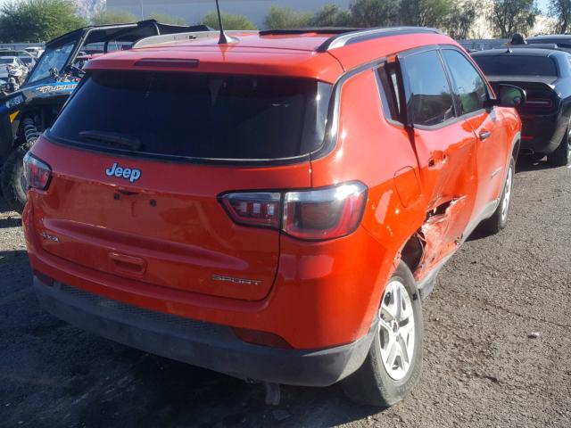 3C4NJDAB3HT656153 - 2017 JEEP COMPASS SP 橙色 照片 4
