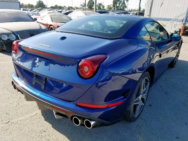 ZFF77XJA5F0209805 - 2015 FERRARI CALIFORNIA BLUE photo 4