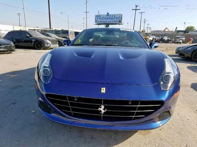 ZFF77XJA5F0209805 - 2015 FERRARI CALIFORNIA BLUE photo 9