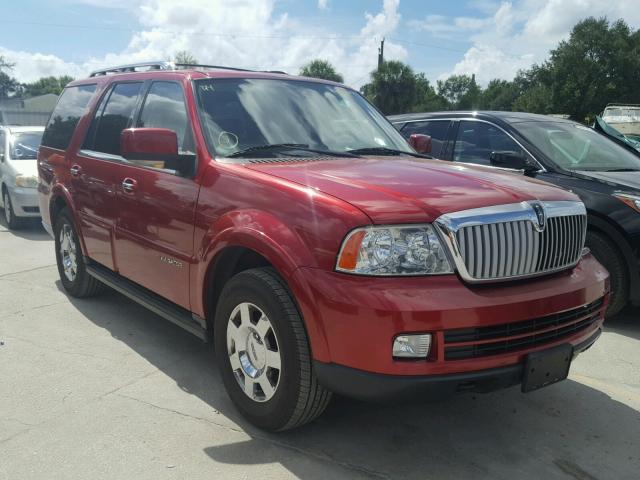 5LMFU27515LJ17645 - 2005 LINCOLN NAVIGATOR Бордовый фото 1