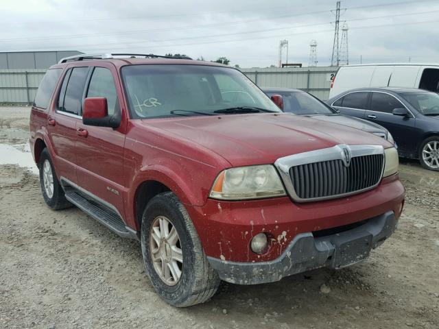 5LMEU68H24ZJ01266 - 2004 LINCOLN AVIATOR 红色 照片 1