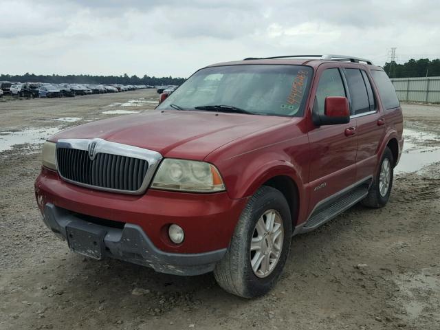 5LMEU68H24ZJ01266 - 2004 LINCOLN AVIATOR 红色 照片 2