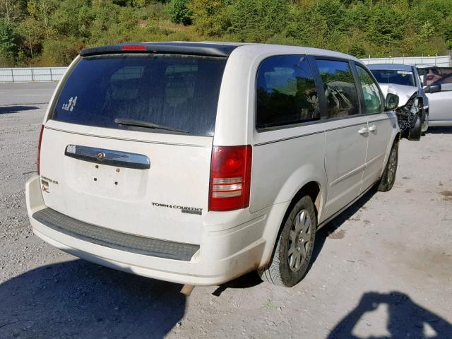 2A8HR44E49R502298 - 2009 CHRYSLER TOWN & COU WHITE photo 4