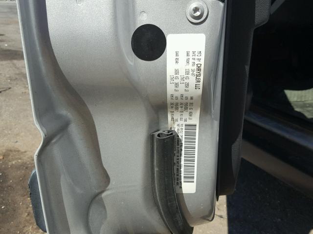 1J8HH48N88C159273 - 2008 JEEP COMMANDER SILVER photo 10