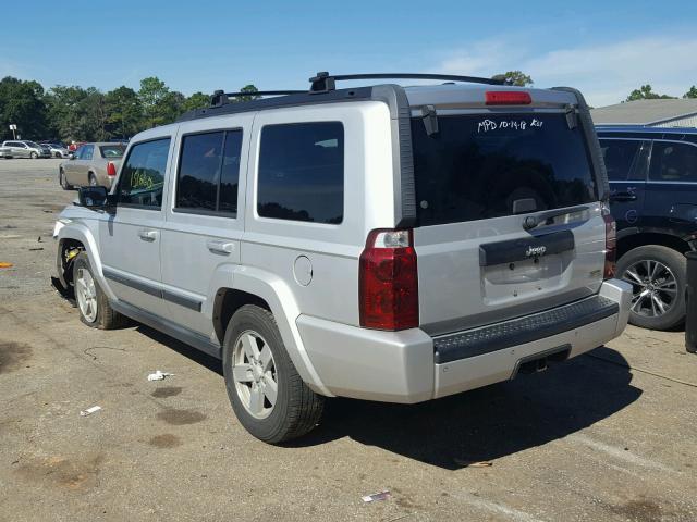 1J8HH48N88C159273 - 2008 JEEP COMMANDER SILVER photo 3