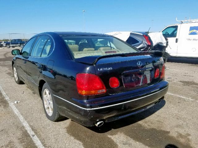 JT8BD69S130175297 - 2003 LEXUS GS 300 BLACK photo 3