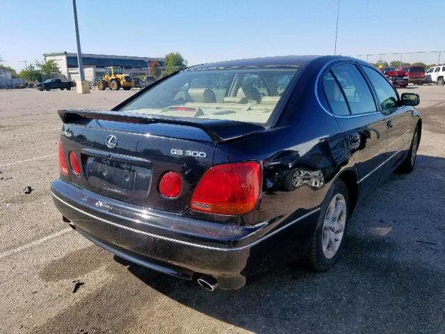 JT8BD69S130175297 - 2003 LEXUS GS 300 BLACK photo 4