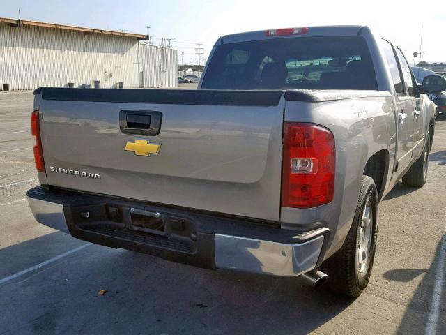 2GCEC13C471507443 - 2007 CHEVROLET SILVERADO GOLD photo 4