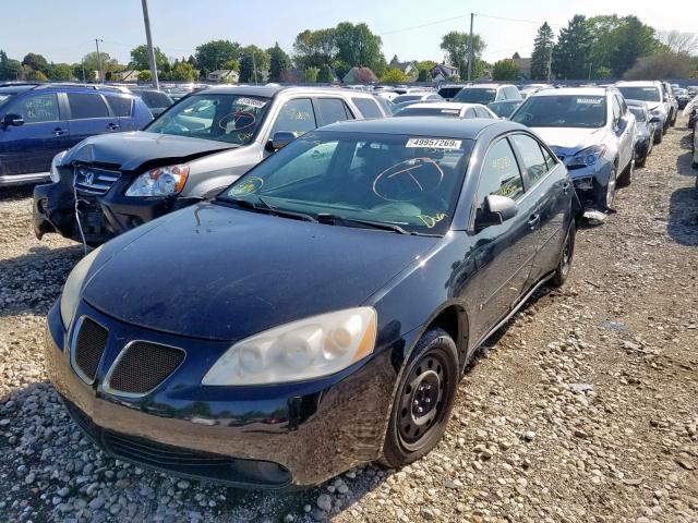 1G2ZH58N374215196 - 2007 PONTIAC G6 GT BLACK photo 2