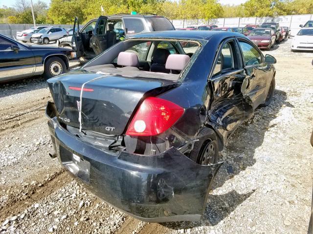 1G2ZH58N374215196 - 2007 PONTIAC G6 GT BLACK photo 4