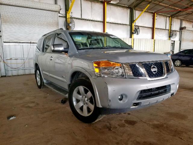 5N1AA08CX8N603905 - 2008 NISSAN ARMADA SE SILVER photo 1