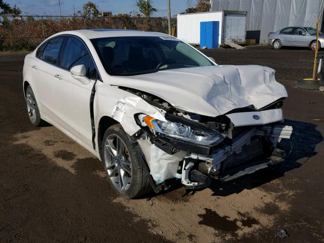 3FA6P0D93ER341601 - 2014 FORD FUSION TIT WHITE photo 1