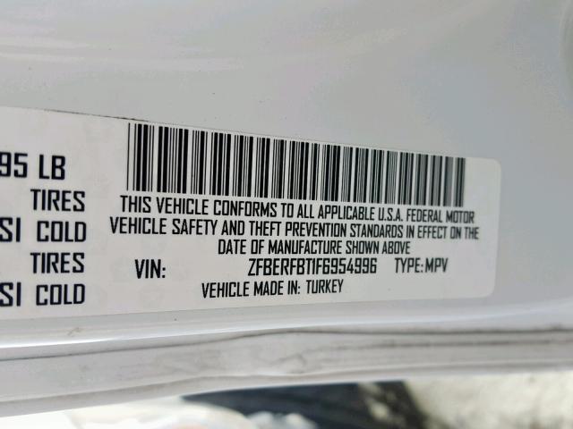 ZFBERFBT1F6954996 - 2015 RAM PROMASTER 白色 照片 10