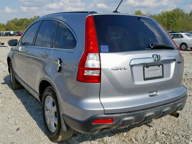 JHLRE487X7C061367 - 2007 HONDA CR-V EXL SILVER photo 3