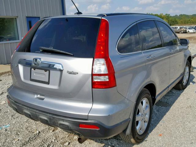 JHLRE487X7C061367 - 2007 HONDA CR-V EXL SILVER photo 4