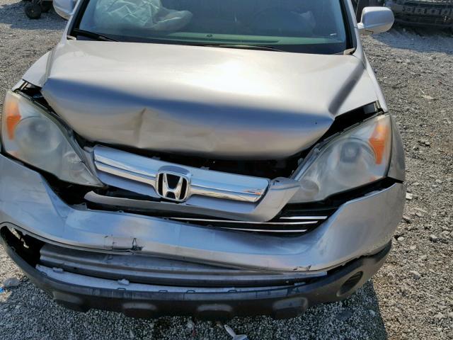 JHLRE487X7C061367 - 2007 HONDA CR-V EXL SILVER photo 7