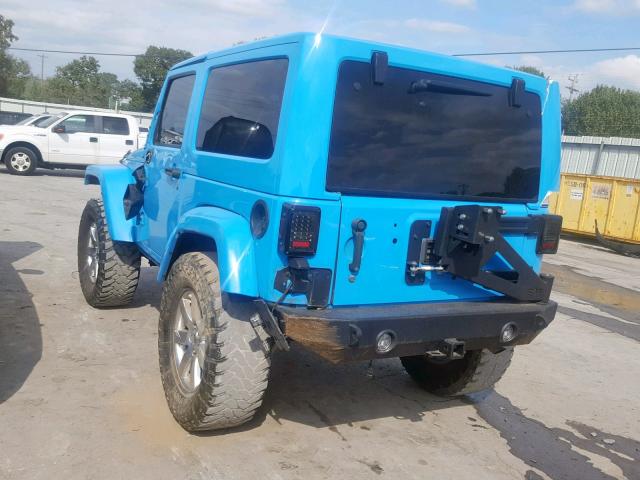 1C4AJWBG3JL808647 - 2018 JEEP WRANGLER S BLUE photo 3