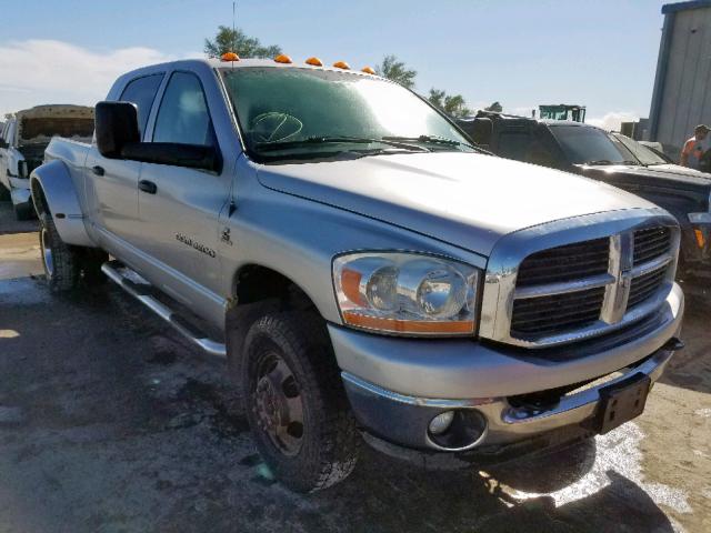 3D7MX49C86G270315 - 2006 DODGE RAM 3500 SILVER photo 1