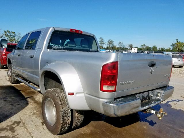 3D7MX49C86G270315 - 2006 DODGE RAM 3500 SILVER photo 3