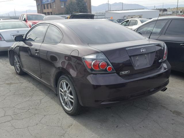JTKDE167580251470 - 2008 TOYOTA SCION TC 栗色 照片 3