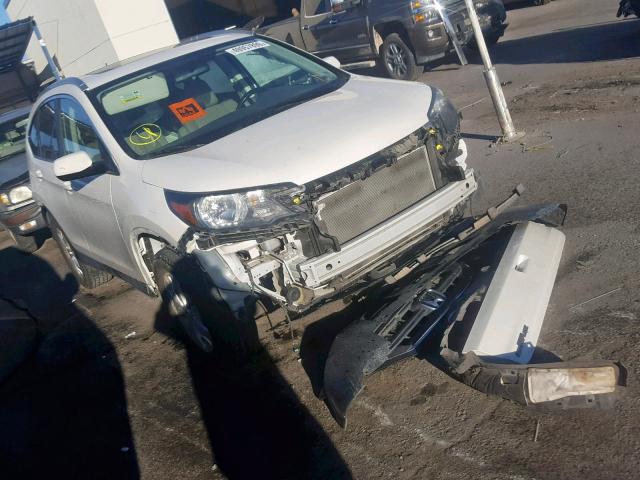 5J6RM3H76EL004648 - 2014 HONDA CR-V EXL WHITE photo 1