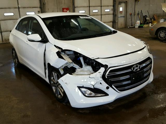 KMHD35LH1GU317422 - 2016 HYUNDAI ELANTRA GT WHITE photo 1