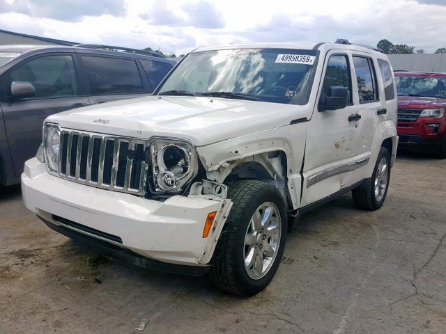 1J4PN5GK9AW180866 - 2010 JEEP LIBERTY LI WHITE photo 2