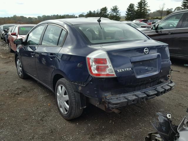 3N1AB61E18L718508 - 2008 NISSAN SENTRA 2.0 BLUE photo 3