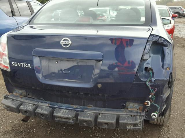 3N1AB61E18L718508 - 2008 NISSAN SENTRA 2.0 BLUE photo 9