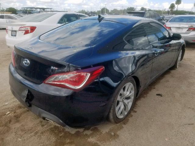 KMHHT6KD8DU108681 - 2013 HYUNDAI GENESIS CO BLACK photo 4