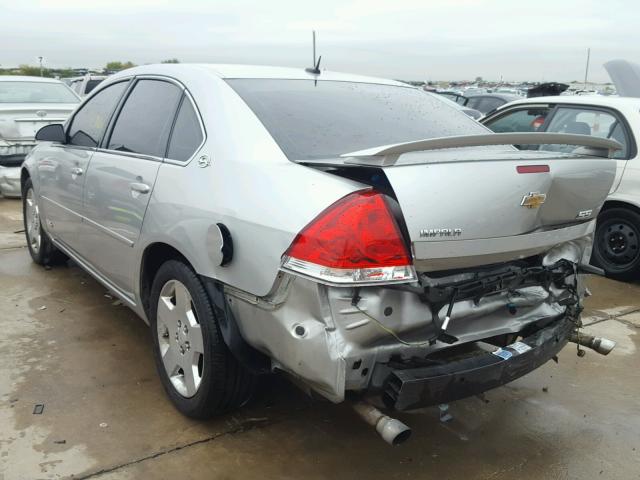 2G1WD58C069143273 - 2006 CHEVROLET IMPALA SUP 银色 照片 3