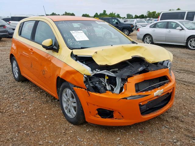 1G1JA6SH5C4133043 - 2012 CHEVROLET SONIC LS 橙色 照片 1