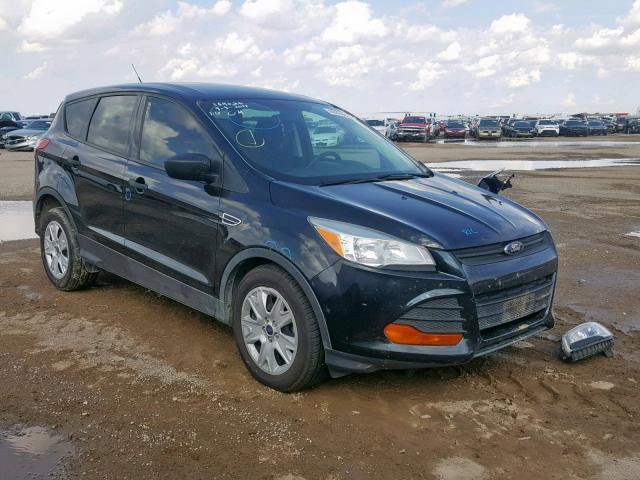 1FMCU0F77EUB79252 - 2014 FORD ESCAPE S BLACK photo 1