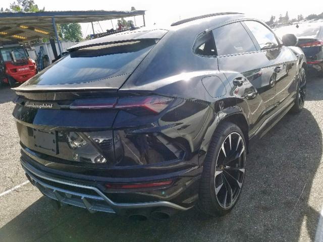 ZPBUA1ZL7KLA01982 - 2019 LAMBORGHINI URUS BLACK photo 4