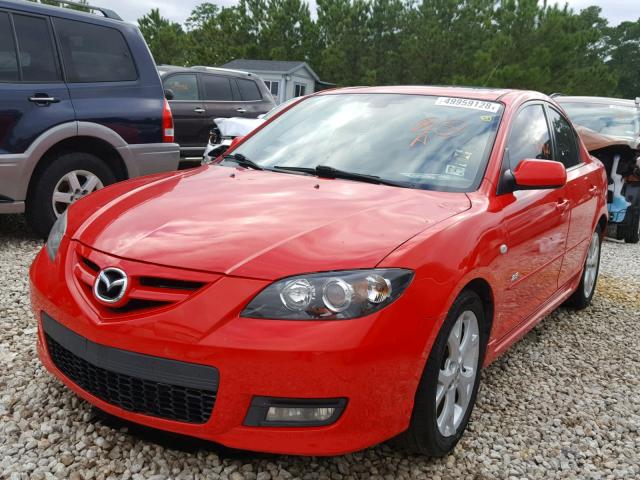 JM1BK323071644243 - 2007 MAZDA 3 S RED photo 2