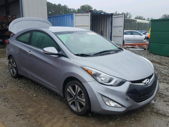 KMHDH6AH6EU024820 - 2014 HYUNDAI ELANTRA CO GRAY photo 1