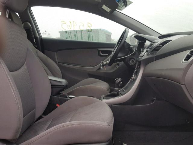 KMHDH6AH6EU024820 - 2014 HYUNDAI ELANTRA CO GRAY photo 5