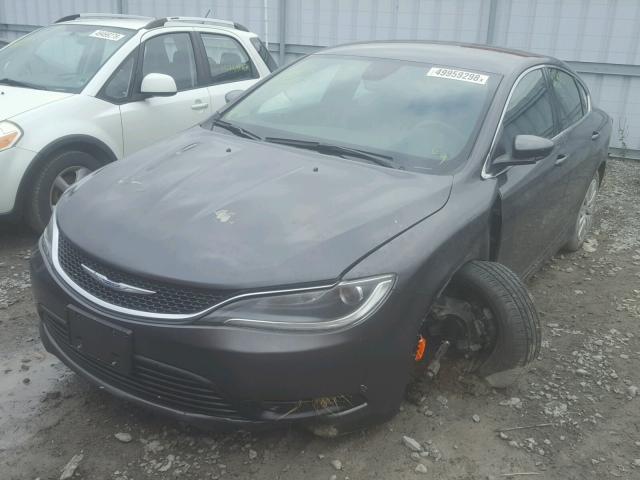 1C3CCCFB1GN110295 - 2016 CHRYSLER 200 LX BLACK photo 2