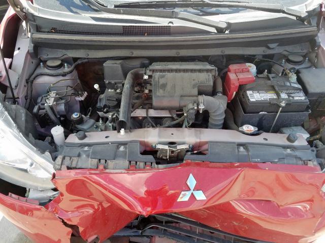 ML32A3HJ1EH008110 - 2014 MITSUBISHI MIRAGE DE RED photo 7