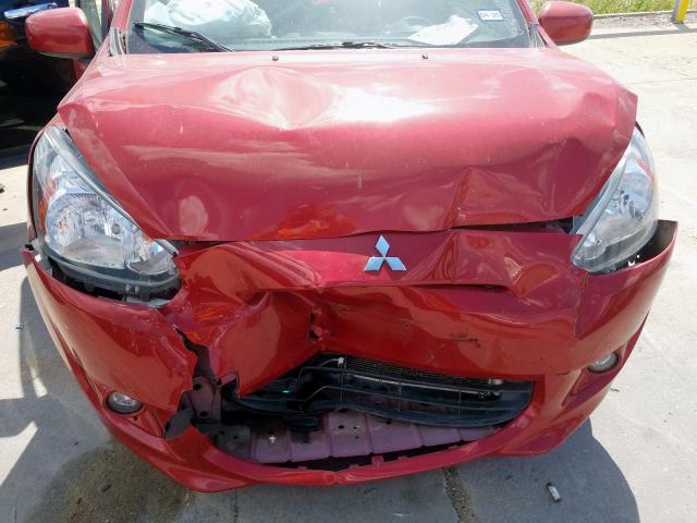 ML32A3HJ1EH008110 - 2014 MITSUBISHI MIRAGE DE RED photo 9