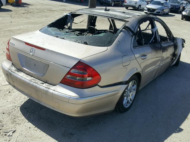 WDBUF65JX3A299904 - 2003 MERCEDES-BENZ E 320 GOLD photo 4