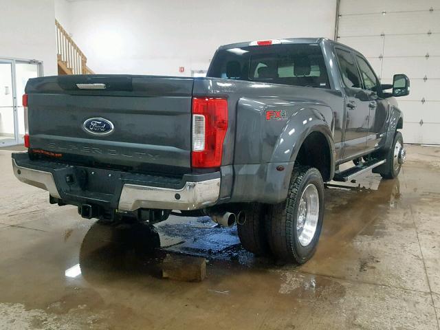 1FT8W4DT9KEE14770 - 2019 FORD F450 SUPER GRAY photo 4