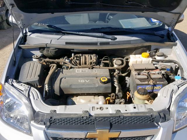 KL1TD56678B050914 - 2008 CHEVROLET AVEO BASE ნაცრისფერი ფოტო 7