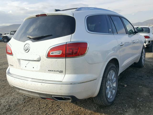 5GAKVCKD5HJ175993 - 2017 BUICK ENCLAVE WHITE photo 4